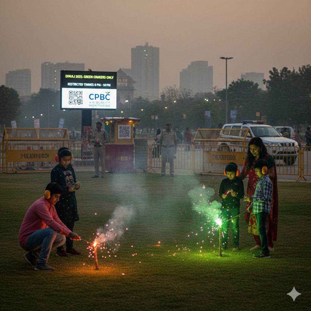 SC Allows Sale, Bursting of Green Firecrackers for Diwali in Delhi-NCR: Check Timings and Restrictions
