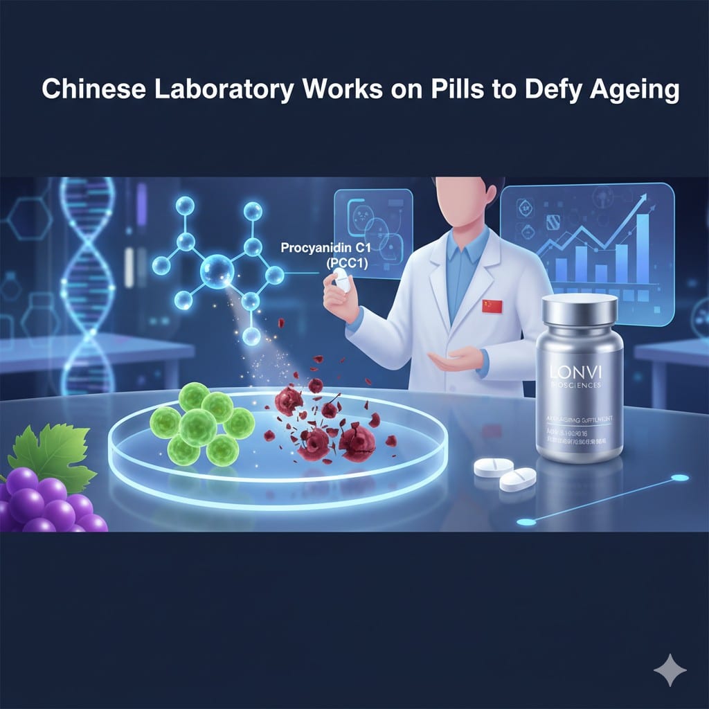 Chinese Laboratory Works on Pills to Defy Ageing